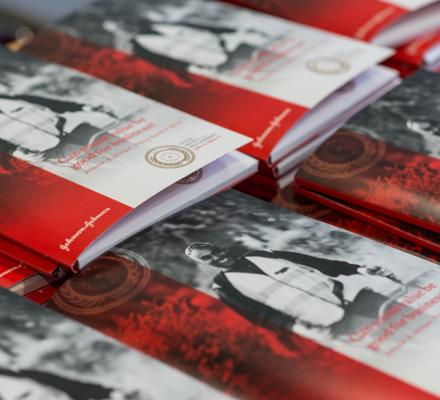 Event folders for Johnson & Johnson policy summit